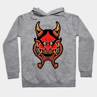 oni mask Hoodie